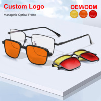 Gafas de Sol con Filtro de Luz Azul Sunray, Clip Metálico para Oficina, UV400, Magnéticas, Digitales, Profesionales, Ligeras, Unisex, Anti Luz Azul