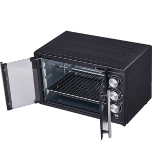 2024 Vente chaude 38L Four <span class=keywords><strong>grille</strong></span>-<span class=keywords><strong>pain</strong></span> électrique à convection avec porte française et double verre 2000W Boîtier en métal Usage domestique - Product Image 2