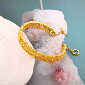 JXX JSZ-Z53 Brazalete Ajustable de Alta Calidad Chapado en Oro de 24K con Circonitas para Bebé, Brazalete Moderno - Product Image 5