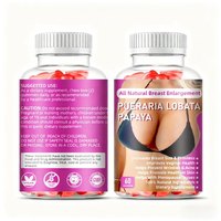 Gummies entièrement naturels à la Pueraria Lobata et à la Papaye - Complément alimentaire favorisant l'amélioration mammaire - Gummies vitaminés pour l'amélioration mammaire