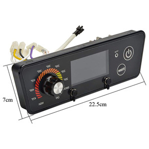 OEM Wifi kỹ thuật số thịt Nhiệt kế BBQ hút thuốc <span class=keywords><strong>PID</strong></span> điều khiển với đầy màu sắc LCD - Grill kiểm soát nhiệt độ - Product Image 2