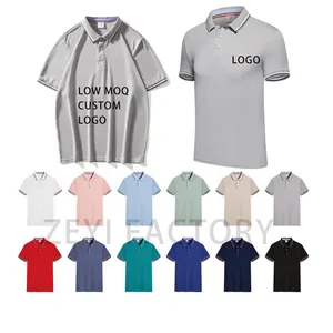 Custom Logo Poloshirts Hoge Kwaliteit Poloshirts Voor Mannen Nieuw Binnen Heren Bedrukt Poloshirt Katoen Met Borduurlogo