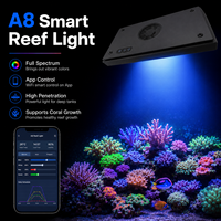 Lámpara LED Marina de Espectro Completo de 240W para Acuarios de Arrecife de Coral, Programable por WiFi a través de Aplicación
