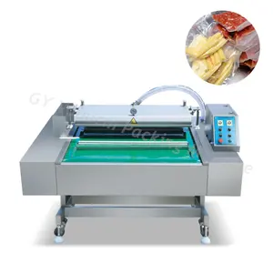 Automatic Continuous Meat Sea Food Chicken Vacuum Sealing Packing Machine