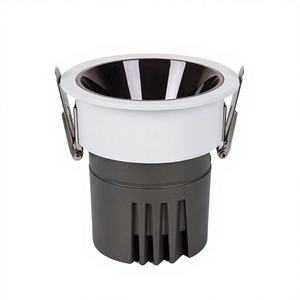 Plafonnier encastré LED COB moderne à intensité variable, projecteur 90 mm IP65 anti-éblouissement pour la maison et le bureau - Product Image 1