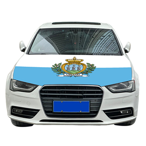 Venta al por mayor 120x150cm <span class=keywords><strong>San</strong></span> Marino Car Hood Covers Bandera Asequible Resistente al desgaste y Durable Car Engine Hood Cover - Product Image 2