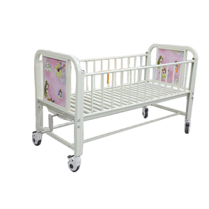 New Born Baby Child Bed Hospital Medical Equipment Furniture Stainless Steel Frame <strong>Table</strong> One <strong>Crank</strong> Manual Child Bed - Product Image 3