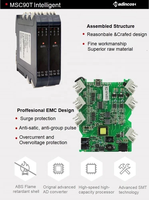 MSC90T: Transmitter Suhu LCD untuk Pemasangan di Rel DIN dengan Konverter Sinyal Thermocouple/RTD/mV/Resistor yang Dapat Diprogram via USB OEM ODM