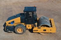 Compacteur à tambour simple SEM522F de 22 tonnes pour travaux de terrassement, fondations, construction routière, machine de compactage de sol robuste