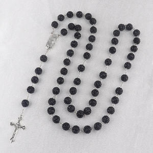 פופולרי בלינג 10 מ "מ <span class=keywords><strong>rhinestone</strong></span> כדורים שרשרת רוזארי - Product Image 6