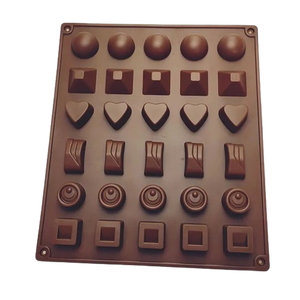 2024 HOT 12-Cavity Non Stick Silicone Mini Rectangle <strong>Waffle</strong> Chocolate Mold - Product Image 3