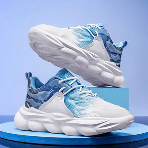 รองเท้าวิ่งแฟชั่นแบบผูกเชือก พื้นรองเท้า EVA ระบายอากาศได้ดี รุ่นปี 2025 ขายส่งจากโรงงาน ราคาดี MOQ ต่ำ รับผลิตตามแบบ สีดำ - Product Image 6