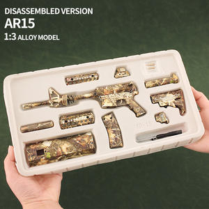Pistola <span class=keywords><strong>de</strong></span> Juguete <span class=keywords><strong>de</strong></span> Metal LT 1:3 al por Mayor, Miniatura AR15, Camuflaje <span class=keywords><strong>de</strong></span> Hojas Secas, Kit <span class=keywords><strong>de</strong></span> Construcción a Escala, Modelo <span class=keywords><strong>de</strong></span> Pistola <span class=keywords><strong>de</strong></span> Metal para Adultos - Product Image 5