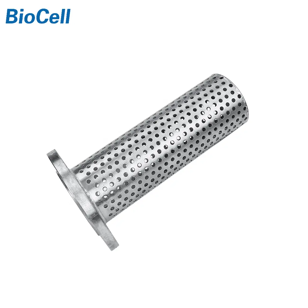 No Block OEM ODM Bio Water Filter Media Stainless Steel Cartridge Retention Sieves SS Screen For Mbbr