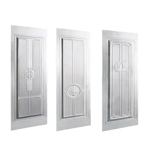 Qichang Factory Directly Wholesale Stamped Moulded Steel Door Skin Embossed Metal Wardrobe Armoire Skin