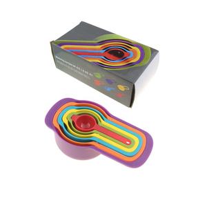 2020 New Arrival Colorful Kitchenware Biodegradable Recycled Plastic Measuring löffel set von 6 - Product Image 2