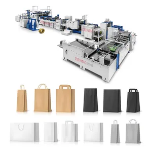 paper shopping bag machine making;paper bags manufacturing machine