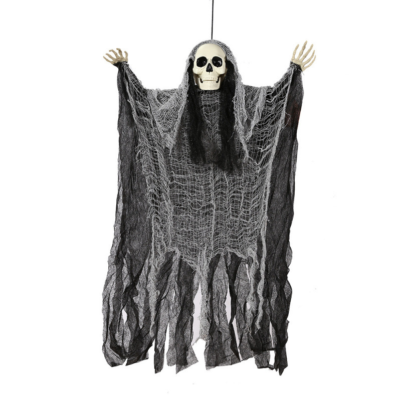 Classic hanging ghost's grey witch