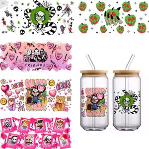 Venta al por Mayor de Calcomanías Personalizadas de Anime y Dibujos Animados, Resistentes al Agua, de Material PET, 16oz 20oz, con Protección UV, para Vasos, Tazas y Globos de Nieve - Product Image 2