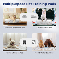 Protège-lits réutilisables imperméables pour animaux de compagnie, personnes âgées et enfants, protection extra absorbante contre l'incontinence et les fuites nocturnes