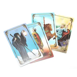 China Supplier New Product High Quality Custom Print Your Own Tarot Cards Playing With Book The Tarot Cards Deck On Sale