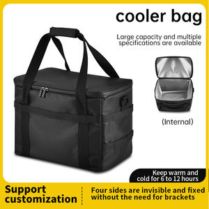 मछली पकड़ने में मछली पकड़ने के लिए 900d ऑक्सफोर्ड पोर्टेबल कूलर बैग फोल्डेबल जिपर कस्टम लोगो स्वीकार्य - Product Image 2