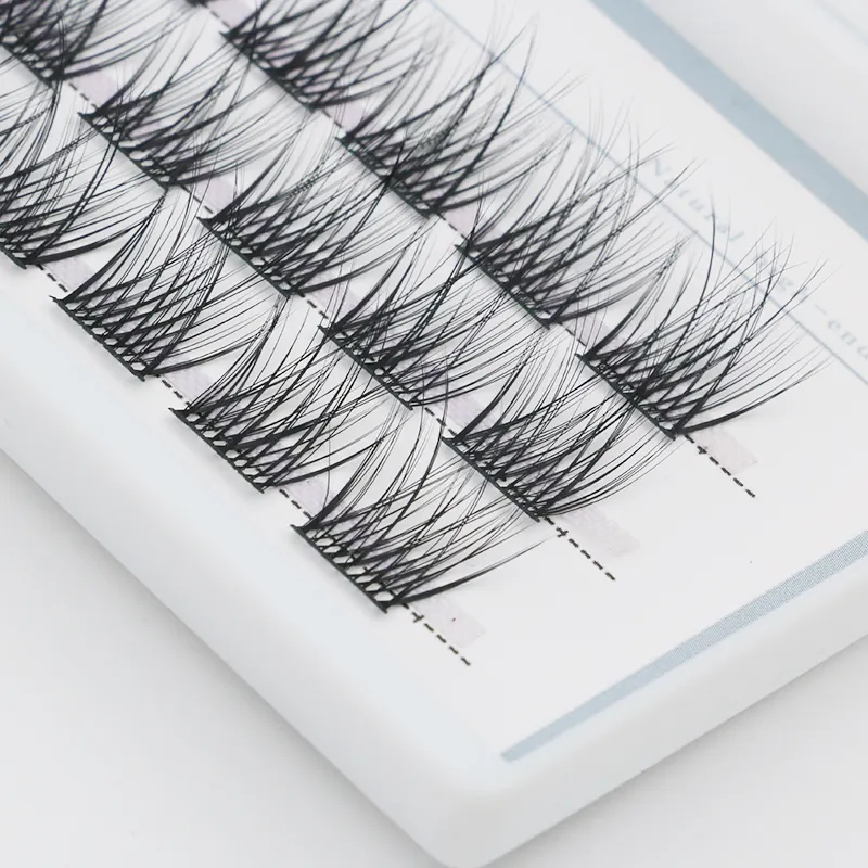 Aplikasi Sendiri Diy Lash Kit Label Pribadi Cluster Bulu Mata 3D Efek Tersegmentasi Diy Ekstensi Bulu Mata dengan Lem Bulu Mata Diy