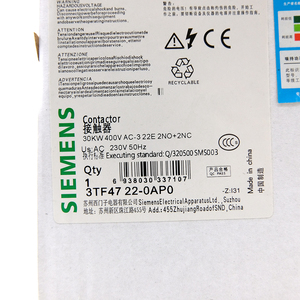Contactor PLC y Controlador PAC 3TF47 22-0AP0 3TF4722-0AP0 Nuevo y Original - Product Image 5