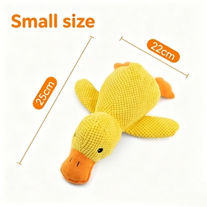 Giocattolo per Cani a Forma di Anatra Ecologico e Carino, Resistente ai Morsi, Gioco da Masticare per Alleviare l'Ansia - Product Image 2