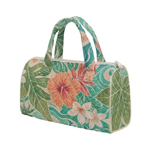 Sac à main brodé personnalisé avec imprimé Tiare des îles de <span class=keywords><strong>Tahiti</strong></span> et imprimé floral Hibiscus des Fidji, idéal pour le shopping, les voyages et le quotidien - Product Image 2
