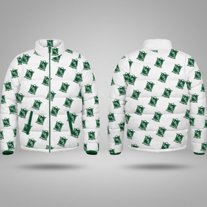 Iota Phi Lambda Sorority <b>Quilted</b> Long <b>Jacket</b> | Iota Phi Lambda Greek Sorority and Fraternity Puffer Women <b>Jackets</b> - Product Image 3