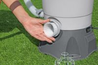 Tragbares Oberirdisches Pool-Sandfilter-Pumpensystem Hochleistungs-Kunststoff-Poolfilter-Zubehör für Haus, Garten und Familiennutzung