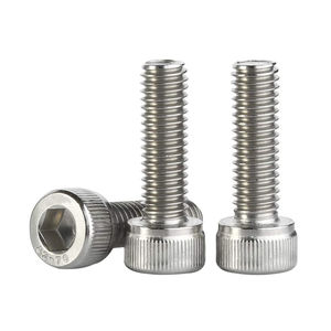 # 2 # 3 # 4 # 6 # 8 # สกรูหัวหกเหลี่ยมแบบ Allen ขนาด 10 ANSI 18.3SH UNC UNF ผลิตจากเหล็กกล้าไร้สนิม A2 แบบ Imperial - Product Image 1