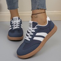 Baskets décontractées pour femmes, légères, respirantes, à lacets, tendance, semelle épaisse, pour la course et la marche