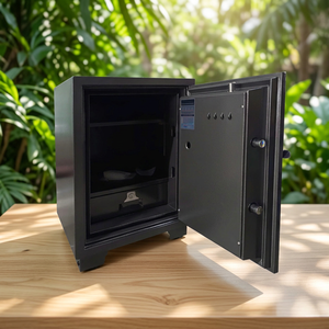The HOSHANG HS-69F safe features a <b>lock</b> that meets South Korean standards and is designed for use in hotels or retail stores. - Product Image 6