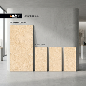Stardust Grey 800x1600mm Glossy Porcelain <b>Tiles</b> Modern Grey Marble Effect for Luxury Interior Flooring - Product Image 5