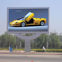 Écran LED extérieur IP65 P8 pour publicité commerciale, affichage LED extérieur