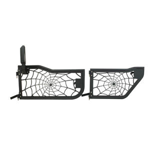 Offre Spéciale Hors Route Pièces 2/4 portes Demi-Porte En acier Araignée Style Tubulaire Porte Avec Réflexion Miroir Pour <span class=keywords><strong>Wrangler</strong></span> JK <span class=keywords><strong>2007</strong></span>-2017 - Product Image 4