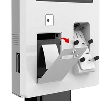 paiement au sol de 32 pouces kiosque tactile double face pour self machine kiosque de commande de nourriture pour restaurants