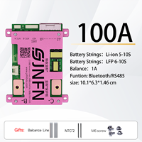 Système de gestion de batterie (BMS) ANT 10ADA 1A à équilibrage actif pour trottinette électrique, intelligent 5-10S 24V/36V 100A, compatible LifePO4 et Li-ion, avec communication BT et RS485