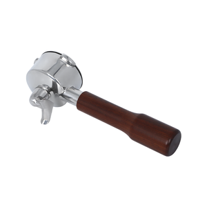 Porte-filtre à expresso classique italien 51 mm à trois griffes, poignée en bois de rose, pièce de rechange OEM pour machine à café automatique, panier de 16 g - Product Image 6