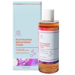 Nhãn hiệu riêng Vegan Vitamin C Arbutin Niacinamide sáng làm dịu mặt toner cho dullness da không đồng đều giai điệu