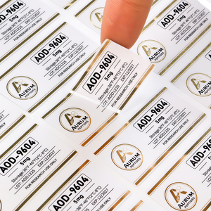 สติกเกอร์ฉลากกาวในตัวเคลือบเงา BOPP สีเงินสดใส ผลิตโดยตรงจากโรงงาน - เป็นมิตรกับสิ่งแวดล้อม กันน้ำ ทนน้ำมัน - Product Image 2