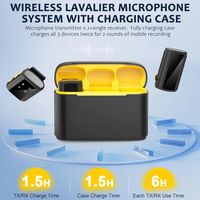 Microphones de studio d'enregistrement pour appareil photo iPhone Android pour conférence Carte TF sans fil supportée