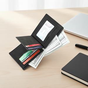 Carteras Cortas de Cuero para Hombre al por Mayor, Carteras con Múltiples Ranuras para Tarjetas, Monederos, Porta Tarjetas para Regalos de Cumpleaños - Product Image 5