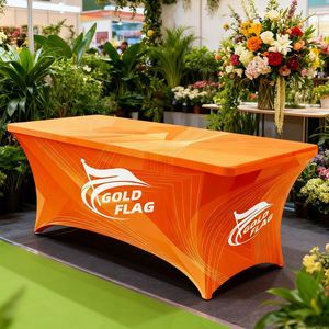 6' Traditional Portable <b>Table</b> Cover Digital Printing Customizable for Parties Logo High Quality Thick Fabric Vibrant Colors Bulk - Product Image 3