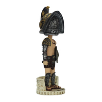 Vente en gros de figurines en résine personnalisées, figurine à tête bobble, soldat, guerrier, figurines à tête secouée comme cadeau souvenir