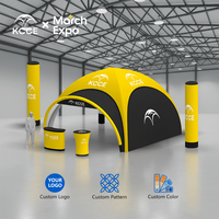 Abri gonflable pliable 10x10 personnalisé pour événements sportifs, motocross, karting, course, promotion de marque