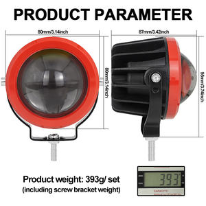 Projecteur antibrouillard à lentille laser 3 pouces blanc jaune focos led faros projecteur longue portée pour jeep cherokee <span class=keywords><strong>Moto</strong></span> phares antibrouillard - Product Image 4