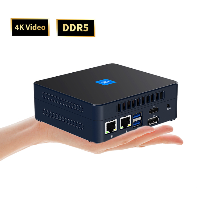 Zkmagic M9S Mini PC Windows 11 Intel N150 Portable Mini PC 1G Dual Ethernet Port HDMI2.0 DP1.4 Gaming Mini Computer